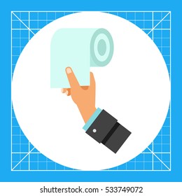 Using Toilet Paper Icon