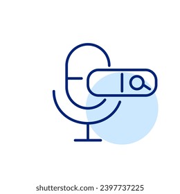 Using voice assistant for web search. Pixel perfect icon