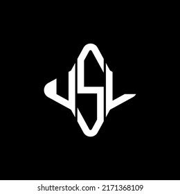 USL letter logo creative design with vector graphic