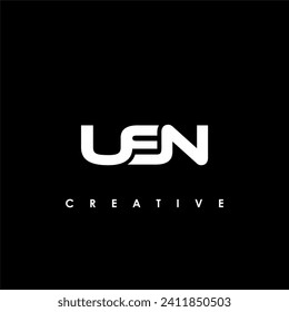 USN Letter Initial Logo Design Template Vector Illustration