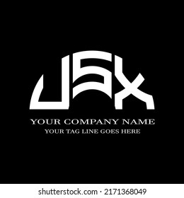 USS letter logo creative design with vector graphic