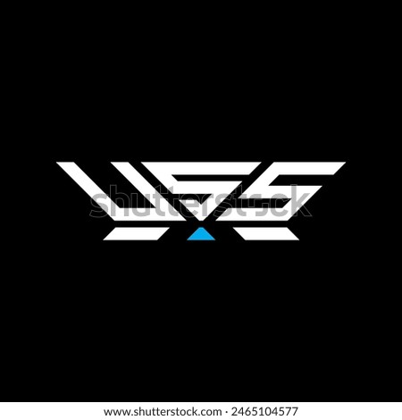 USS letter logo vector design, USS simple and modern logo. USS luxurious alphabet design  