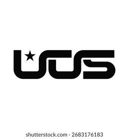 USS WITH STAR 2 LOGO DESIGN IDEA VECTOR.eps