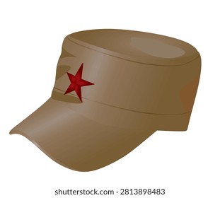 USSR communist hat. vector illustration