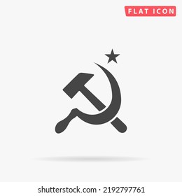 USSR Flat Vector Icon. Hand Drawn Style Design Illustrations.