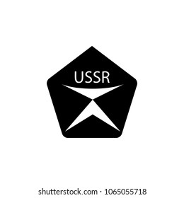 the USSR quality mark icon. Element of communism illustration. Premium quality graphic design icon. Signs and symbols collection icon for websites, web design, mobile app on white background