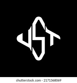 UST letter logo creative design with vector graphic