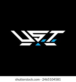 UST letter logo vector design, UST simple and modern logo. UST luxurious alphabet design  