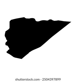 Usta Muhammad district map, administrative division of Pakistan. Vector illustration.