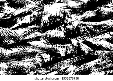 The usual black-and-white structure consisting of lines, points, shapes, curves, which are used in design, packaging, for sites and more