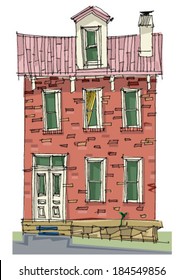 usual dwelling house - cartoon