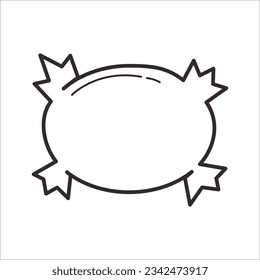 Las burbujas de voz habituales de los comics Elementos de doodle Ilustración vectorial de fondo blanco editable imagen vectorial libre