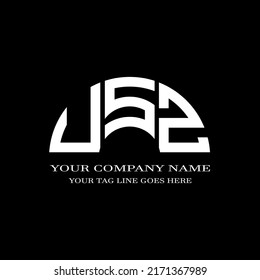 USZ letter logo creative design with vector graphic