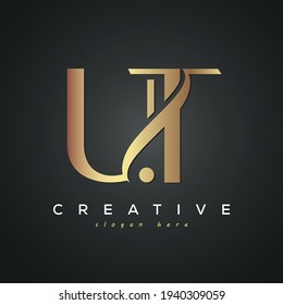 UT creative luxury letter logo