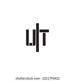 UT geometric bold concept in high quality professional design that will print well across any print media