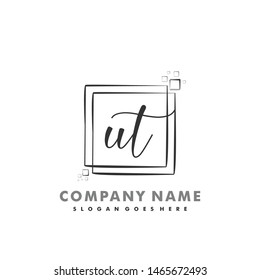 UT Initial beauty monogram logo vector