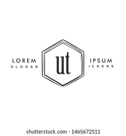 UT Initial beauty monogram logo vector