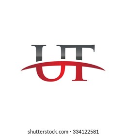 UT initial company red swoosh logo