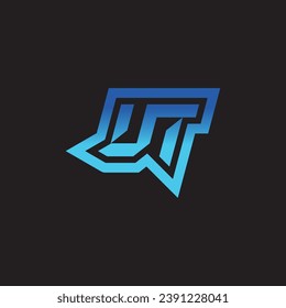 UT initial inspiration logo design esport and gaming clan ideas