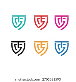 UT initials logo design technology