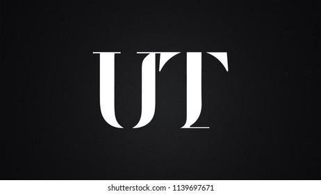 UT Letter Logo Design Template Vector