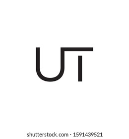 UT logo template vector icon design