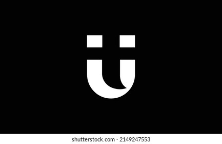 UT TU initial letter logotype icon logo vector elegant