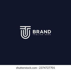 UT, TU letter branding logo