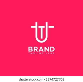 UT, TU letter branding logo