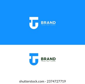 UT, TU letter branding logo