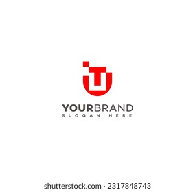 UT, TU letter modern branding logo