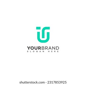 UT, TU letter modern branding logo