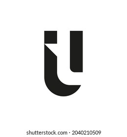 UT, TU, T, U Abstract Letters Logo. Luxury, simple, premium, and monogram logo design