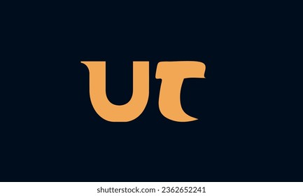 UT, TU, T, U Abstract Initial Letters Logo