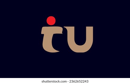 UT, TU, T, U Abstract Initial Letters Logo