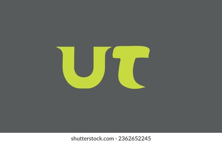 UT, TU, T, U Abstract Initial Letters Logo