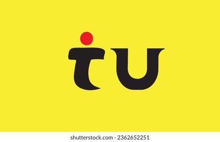 UT, TU, T, U Abstract Initial Letters Logo