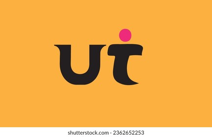 UT, TU, T, U Abstract Initial Letters Logo