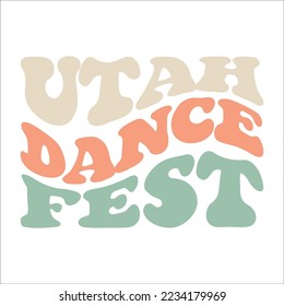 Utah Dance Fest eps design