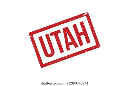 Utah Rubber Stamp Seal Vector