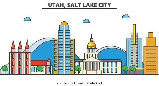 982 Salt Lake City Utah Stock Vectors, Images & Vector Art | Shutterstock