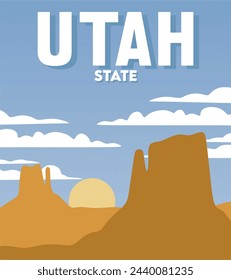 Utah Staat mit schöner Aussicht