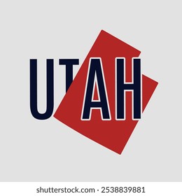 Utah State Pride Sticker - Modern Design