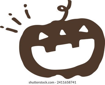 ute autumn halloween ghost pumpkin hand drawn illustration material