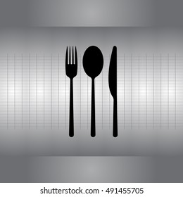 utencils menu vector icon