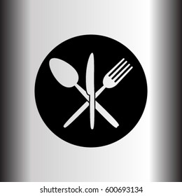 Utensil icon, dining vector illustration