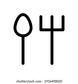 utensil icon or logo isolated sign symbol vector illustration - high quality black style vector icons
