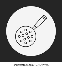 utensil line icon