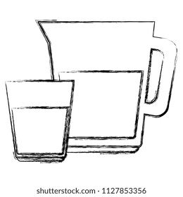 utensil teapot with cup