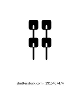 utensils acupuncture tools outline icon. Signs and symbols can be used for web, logo, mobile app, UI, UX